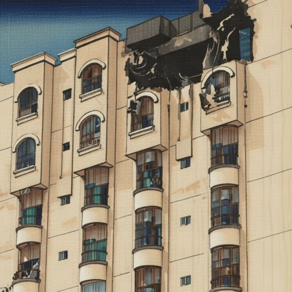 A very massive blast heard throughout Karachi