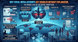 Why Social Media Accounts Get Disabled Without Explanation