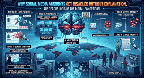 Why Social Media Accounts Get Disabled Without Explanation