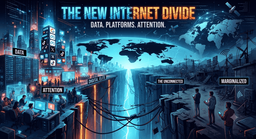 The New Internet Divide: Data, Platforms and Attention